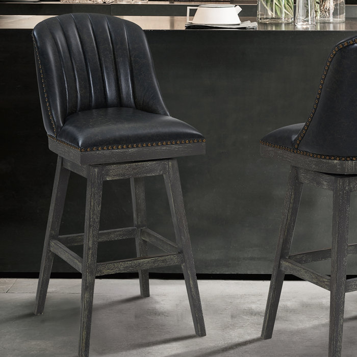 Foundry Select Arwood Swivel Bar & Counter Stool & Reviews Wayfair